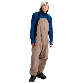BURTON Reserve 2l Relaxed Bib Hose Summit Taupe/True Black M