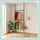 Relaxdays Garderobensystem Teleskop 165–300 x 75–120 x 11 cm Schwarz
