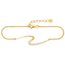 caï Armband 925/- Sterling Silber Topas 17+3cm Damen 