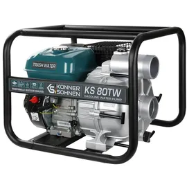 Könner & Söhnen Wasserpumpe für Abwasser KS80TW Abwasserentsorgung Schmutzwasserpumpe
