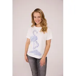 Lieblingsstück Rundhalsshirt »DianeleL«, mit Frontprint, Gr. L, offwhite, , 70284439-L