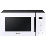 Samsung MG23T5018CW Mikrowelle mit Grill, 23 l, 800 W, Keramik, Emaille, Grill Fry und Standby Eco, Weiß