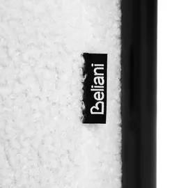 Beliani Sessel LUNDE Bouclé 72 x 71 x 70 cm Weiß