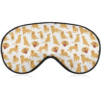 Golden Retriever Schlafaugenmaske, süße Augenbinde, Augenschutz, Augenschutz für Frauen, Männer, Geschenke