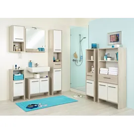 Saphir Quickset 350 Hochschrank 33 x 195,5 x 28 cm Beige (Pinie Ida hell) Holzwerkstoff