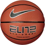 Nike Elite All Court 8P 2.0 Indoor/Outdoor Basketball amber/black/metallic 6