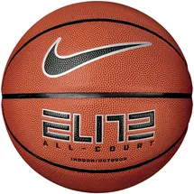 Nike Elite All Court 8P 2.0 Indoor/Outdoor Basketball amber/black/metallic 6