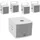 Omnitronic Molly-12A+Molly-6 Aktives PA-Lautsprecher-Set inkl. Subwoofer, Bluetooth