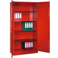 CP-Möbel Aktenschrank Asisto C3000, aus Metall, abschließbar, 100 x 198 x 43,5cm, rot
