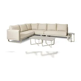 BEST Freizeitmöbel Fellow Lounge-Set mit 3 Beistelltischen sand