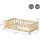 ML-Design Kinderbett 70 x 140 cm Kiefer naturbelassen