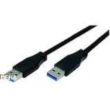 Bachmann USB-A auf USB-A 1 m Schwarz