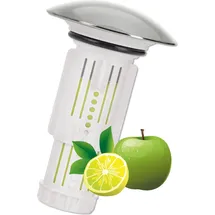 Abfluss-Fee Verschlussstopfen weiß/chrom mit Duftstein | Gr.: onesize