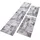 OTTO home Bettumrandung OTTO HOME "Salsa" Gr. 14, grau, H:9mm, Obermaterial: 85% Polypropylen, 15% Polyester, Bettumrandungen, mit besonders weichem Flor, Kurzflor, im Vintage-Look, dichte Qualität