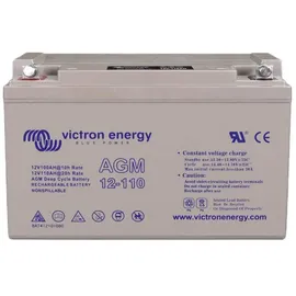 Victron Energy Victron AGM 12V 110Ah Deep Cycle Batterie - 0% MwST. (Angebot gemäß §12 V)