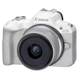 Canon EOS R50 weiß + RF-S 18-45 mm IS STM