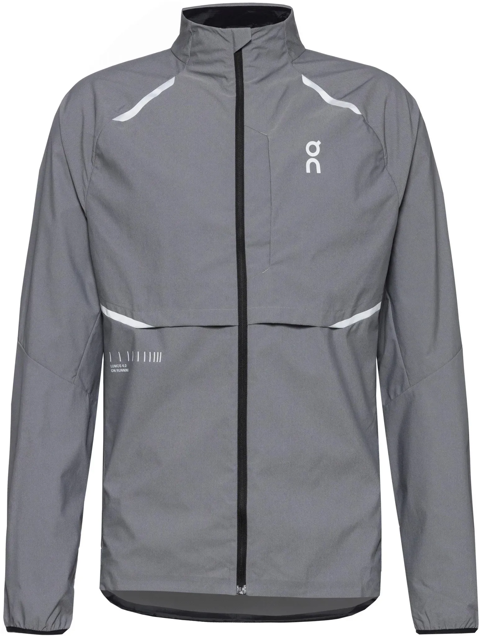 On Weather Jacket Laufjacke Herren in eclipse, Größe XL - grau