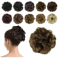 luxuskollektion Haarteil Dutt Haargummi Haarverlängerung Damen