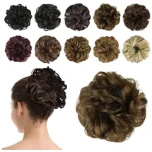 luxuskollektion Haarteil Dutt Haargummi Haarverlängerung Damen