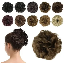 luxuskollektion Haarteil Dutt Haargummi Haarverlängerung Damen