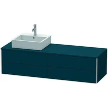 Duravit XSquare Waschtischunterbau wandhängend XS4914, 4 Schubkästen, 1600 x 548mm × 40 × 54,8 cm,