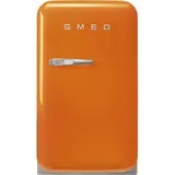 Smeg FAB5ROR6 Retro Design Kühlschrank (40 l, 725 mm hoch, Orange)
