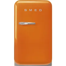 Smeg FAB5ROR6 Retro Design Kühlschrank (40 l, 725 mm hoch, Orange)
