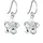 Elli Ohrhänger Frangipani Blüte weiß 925 Silber onesize