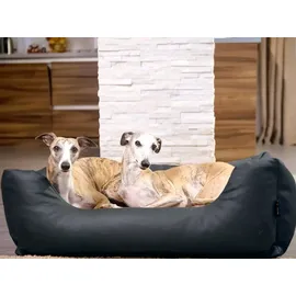 4L Textil Hundekorb Mario 100 x 70 cm schwarz