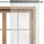 Wometo Fadenvorhang Stangendurchzug 90 x 245 cm Grau 1 St