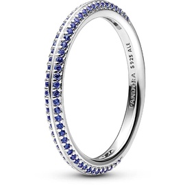 PANDORA ME Blue Pavé Ring Größe 52 aus Sterling-Silber mit künstlichen Kristallen, Ausschließlich Kompatibel ME, 199679C03-52