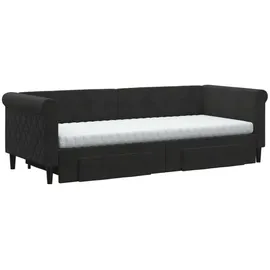 vidaXL Tagesbett 80 x 200 cm Schwarz