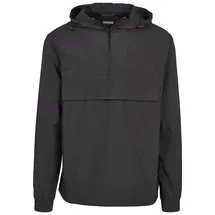 URBAN CLASSICS Basic Pull Over Parka Black M