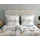 Muller Textil Vacation Gestreift Weiß 135 x 200 cm + 2 x 80 x 80 cm