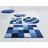 Blau 150 x 80 cm