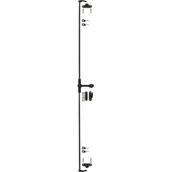 Espagnolettenverschluss ESPA/1, L=1500 mm, Schmiedeeisen verzinkt geschwärzt