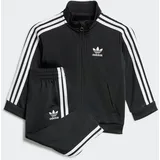 adidas Trainingsanzug ADIDAS ORIGINALS "FIREBIRD", Mädchen, Gr. 62, schwarz, Obermaterial: 100% Polyester, Sportanzüge Trainingsanzug
