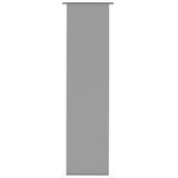 GARDINIA Flächenvorhang Stoff Entry Klettband 60 x 245 cm grau