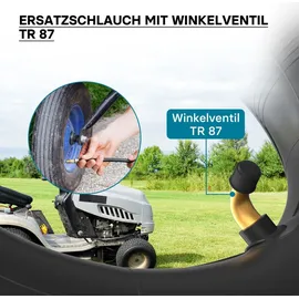 Wiltec Standard Schlauch Größe 2,80/2,50-4 für Schubkarren, Sackkarren und E-Scooter