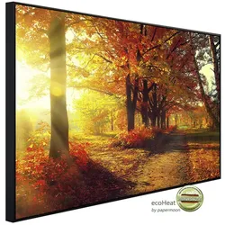 papermoon Infrarotheizung »EcoHeat - Herbstwald«, Matt-Effekt - bunt