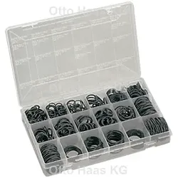 HAAS O-Ring-Sortiment 7375 für GROHE Armatur, 845 Stück, Gummi, Dichtung