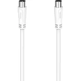 Hama Antennen-Kabel Koax-Stecker - Koax-Kupplung 15 m Weiß
