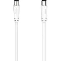 Hama Antennen-Kabel Koax-Stecker - Koax-Kupplung 15 m Weiß
