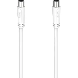Hama Antennen-Kabel Koax-Stecker - Koax-Kupplung 15 m Weiß