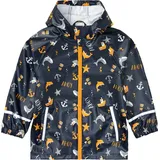Lupilu® Kleinkinder Matsch- und Buddeljacke mit Kapuze (navy gemustert, 98-104