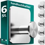 4smile Handtuchhalter ohne Bohren Silber