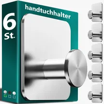 4smile Handtuchhalter ohne Bohren Silber