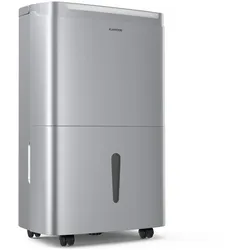 DryFy Connect 50 Dehumidifier   50 L / Day   45-55 m2   App Control   Mobile   Water Tank Edelstahl 50l/24h
