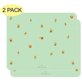 tinyloaders 2x SET XL Platzdeckchen, Platzmatte, Tischset, 65 cm x 50 cm, Monkey | Gr.: onesize