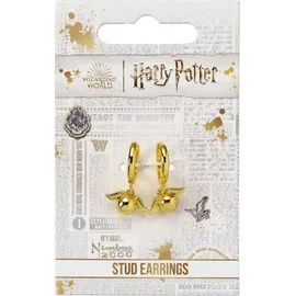 HARRY POTTER Goldene Schnatz-Ohrringe